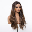 Lila-DWY  Synthetic Lace Front Brown HD Lace Body Wave Pre Plucked Glueless Wig