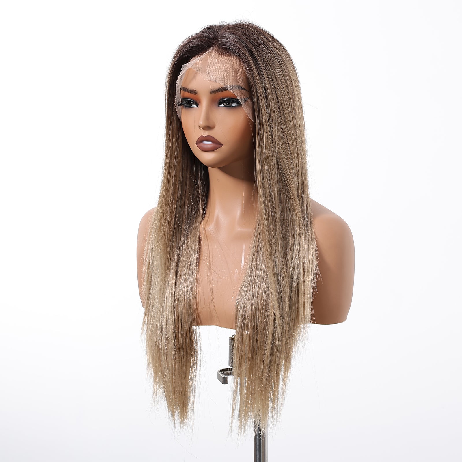 Clara DWY Ombre Blonde Glueless Lace Front Wig - Pre-Plucked & Pre-Cut Synthetic Wig