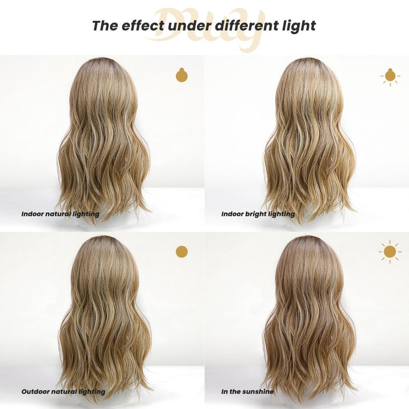 Rhea-DWY Mono 22-Inch Lace Front Curly Wig