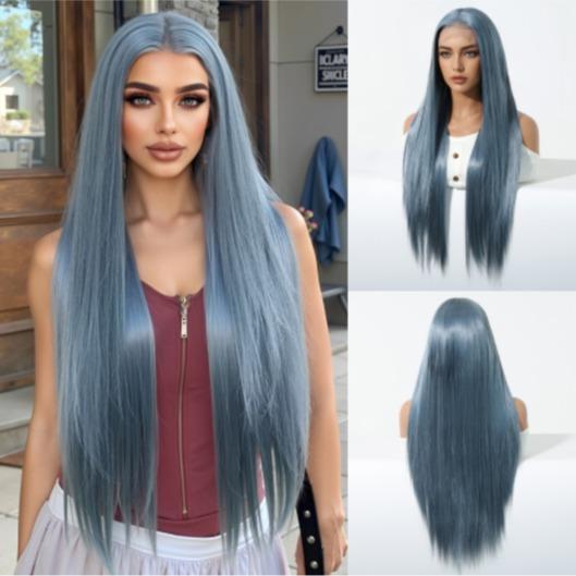 【CLEARANCE SALE】Joyce- DWY 13×6 Lace Front Free Part Long Golden Gradient Straight Glueless Synthetic Wig