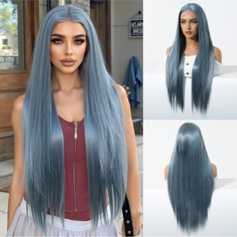 【CLEARANCE SALE】Joyce- DWY 13×6 Lace Front Free Part Long Golden Gradient Straight Glueless Synthetic Wig