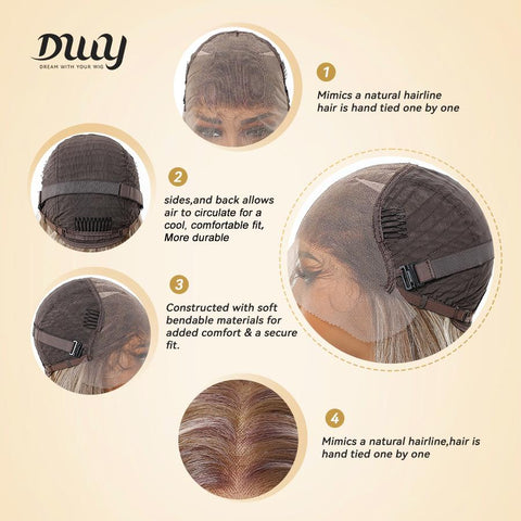 【New in】Selah-DWY 22-Inch Hand-Tied Filter Lace Front Wig – 13x6 Free Parting