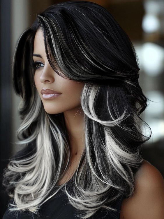 DWY Synthetic Lace Front Body Wave Wig – Glueless Wig with Black HD Lace