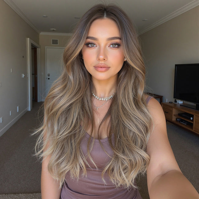 Lake-DWY 25 Inches Soft Curls Synthetic Wig