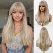 Jude-DWY Long Straight MiraScalp Sliky Glueless Synthetic Wig