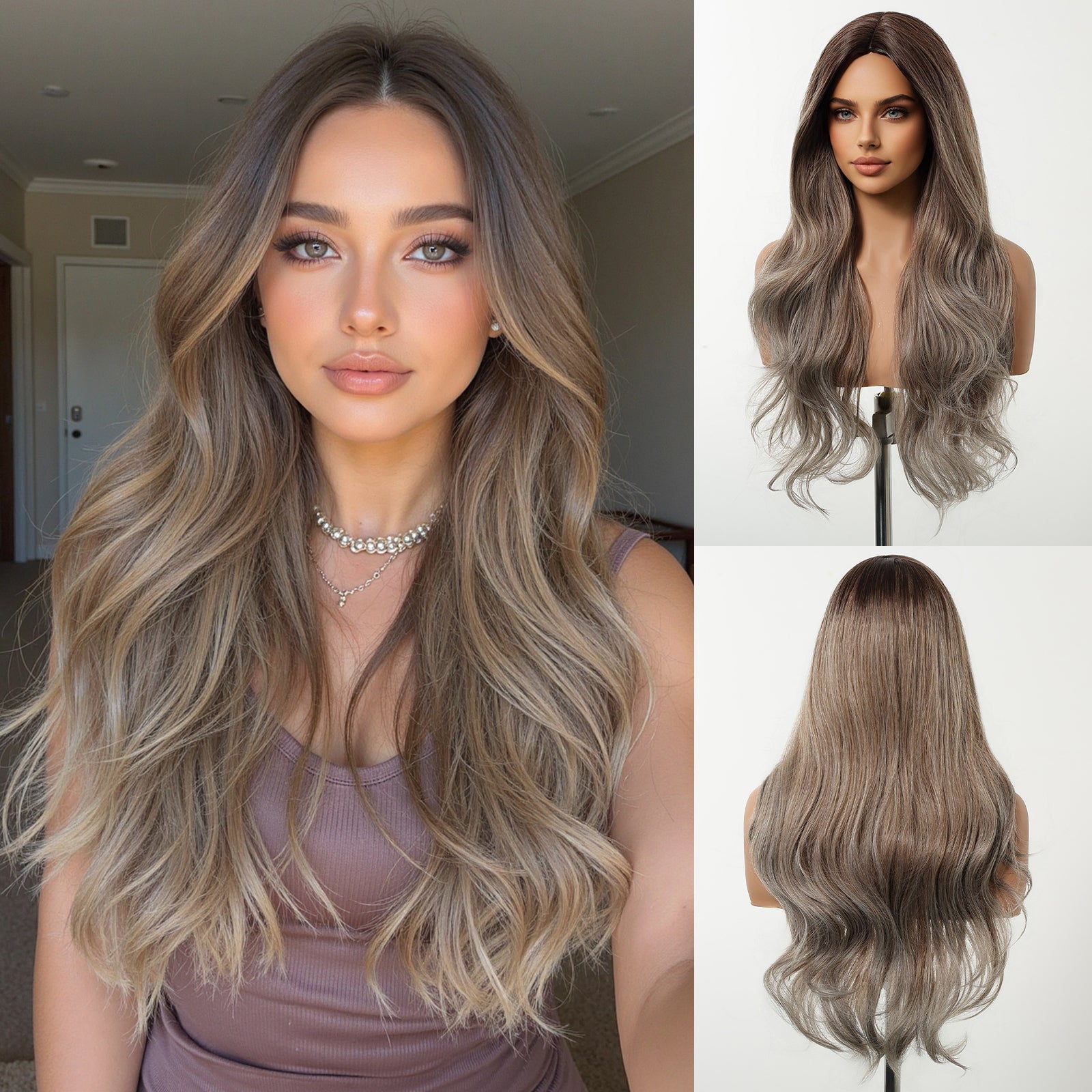 Lake-DWY 25 Inches Soft Curls Synthetic Wig