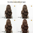 Madison-DWY 26-Inch MiraScalp Wavy Light Brown Glueless Synthetic Wig