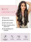 Valentina- New Arrival DWY 13×6 Lace Front Free Part Long-Length Curly Brown with Highlights Glueless Synthetic Wig