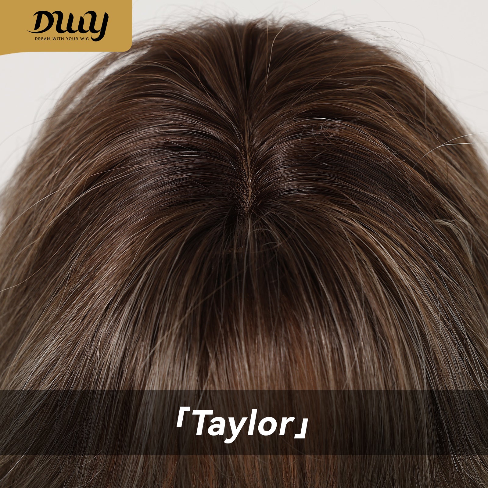Taylor C-DWY New Technology! Bionic Silk Top Smoky Balayage Blonde 24-Inch Long Wave Glueless Synthetic Wig