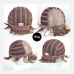 DWY Mono Lace Front Free Part Brown Pixie Synthetic Wig