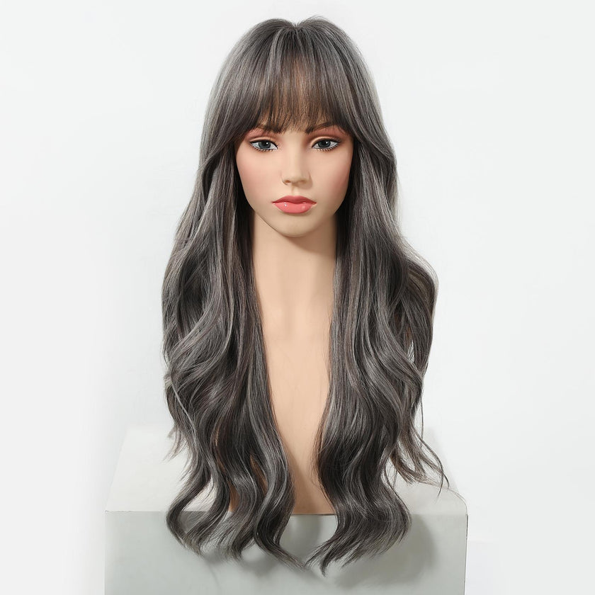 Restocked! Loni-Best Seller DWY MiraScalp Long Wave Versatile Babe Light Glueless Synthetic Wig