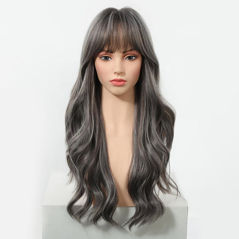 [Special Offer Pre-Halloween]Loni-Best Seller DWY MiraScalp Long Wave Versatile Babe Light Glueless Synthetic Wig