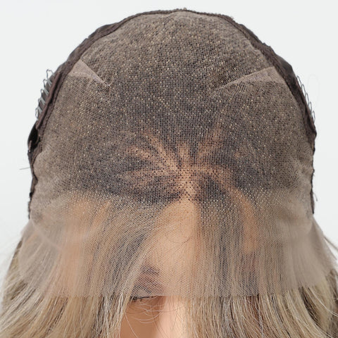 【New in】Lacey -DWY 13x6 Lace Front Ombre Blonde Curly Wig with Highlights