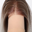 Gianna-DWY 13x6 Filter Lace Free Part Lace Front Long White Gray Silky Straight Glueless Synthetic Wig