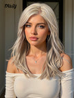 Poppy-DWY Mono Lace Front Free Part Blonde Short Synthetic Wig