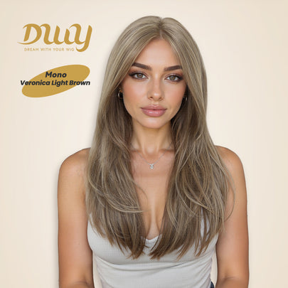 Restocked!-Veronica-DWY 20-Inch Mono Glueless Lace Front Synthetic Wig