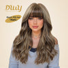 Nati C-DWY New Technology! Bionic Silk Top Mix Honey Bronde 22-Inch Long Wave Glueless Synthetic Wig