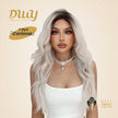 Corinna C-DWY Long Curly Blonde 13×4 Free Part Dark Roots Wig