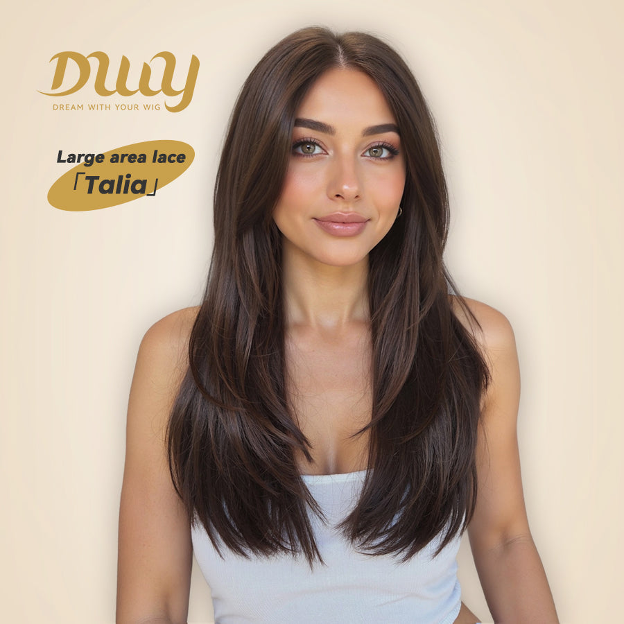 Talia C-DWY 13×6 Lace Front Free Part Long Straight Glueless Synthetic Wig