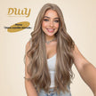Dara C- NEW! DWY Mono Lace Front Free Part Long-Length Wavy Brown Glueless Synthetic Wig