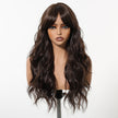 Eireen-DWYLong Brown Curly Glueless Synthetic Wig
