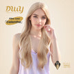 Calantha - DWY New Design Filter Lace 28 Inch Wavy Blonde Glueless Synthetic Wig