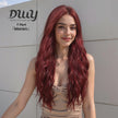 [CLEARANCE SALE] Maren -DWY Lace Front Middle Part Long-Length Water Wavy Dyed Version with BB Hair Glueless Synthetic Christmas wigs for women