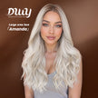 Amanda- DWY 13×6 Lace Front Free Part Mid-Length Water Wave Syn