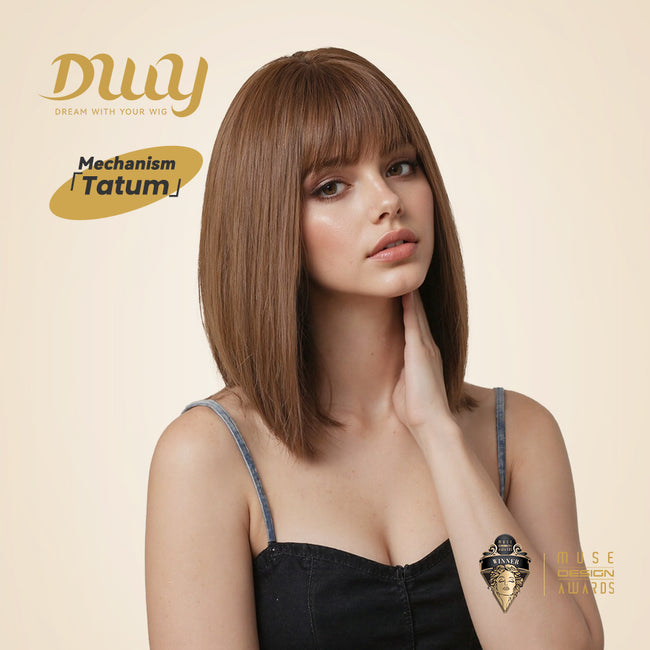 DWY 13 Inches Bob Mixed Color Synthetic Wig
