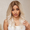 DWY Lace front 20 Inch ombre white long curly wig for women DWY-BL66091-1