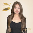 Bonna-DWY Mono Lace Front Free Part Long Wavy Brown Synthetic Wig