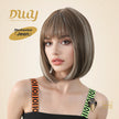 Jean-DWY 12-Inch MiraScalp Chic Brown Glueless Synthetic Wig