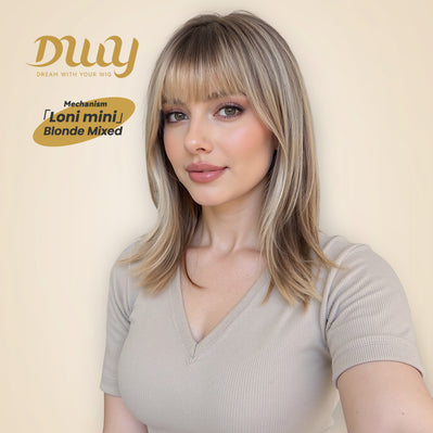 Restocked! Loni Mini C- NEW! DWY 16-Inch Short Wave Glueless Synthetic Wig