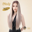 DWY-Lyra Rose Mixed Blonde Free Parting 13*6 Lace Synthetic Wig