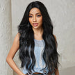 DWY Lace front 28 Inch black long curly wig for women DWY-BL66088-1