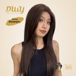 Rowan-DWY Mono Lace Front Free Part Long Straight Blonde Glueless Synthetic Wig