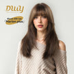 Marion Plus C-DWY New Technology! Bionic Silk Top Mix Brown 22-Inch Long Wave Glueless Synthetic Wig