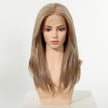Kiki C- NEW ! DWY 13×4 Lace Front Free Part Mid-Length Layer-cut Straight Beachy Blonde Glueless Synthetic Wig for Women 18 Inches