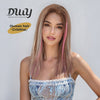 Cristina C- DWY Human Hair Pre Plucked Long-Length Hair 13*6 Natural Textured Hair Invisible HD Lace Frontal Wigs for Women 24 Inches