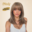 Magnolia-DWY MiraScalp 14-Inch Short Platinum Blonde Bob Wig
