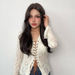 Cassidy-DWY Lace Front Tresses Black Wavy Middle Part Synthetic Wig