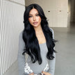 Myla-DWY Lace Front 13×6 Free Part Black Tresses Wavy Synthetic Wig