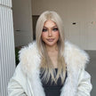 Madison-DWY Mono Lace Front Free Part Long Straight Blonde Synthetic Wig
