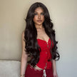 Mae-DWY 28-Inch Wavy Glueless Lace Front Wig for Women