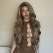 Mae-DWY 28-Inch Wavy Glueless Lace Front Wig for Women