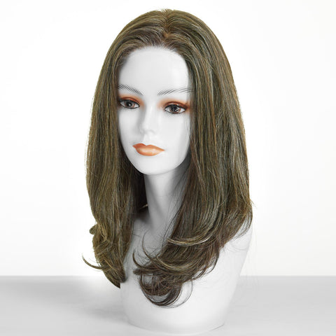 Ella-DWY Glueless Synthetic Wig for Women - Shoulder-Length Curly Ends with Free Parting