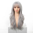 Caroline-DWY 26-Inch MiraScalp Long-Length Body Wave Silver Grey Wig