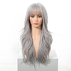Caroline-DWY 26-Inch MiraScalp Long-Length Body Wave Silver Grey Wig