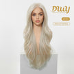 Dara C- NEW! DWY Mono Lace Front Free Part Long-Length Wavy Brown Glueless Synthetic Wig