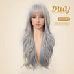 Caroline-DWY 26-Inch MiraScalp Long-Length Body Wave Silver Grey Wig